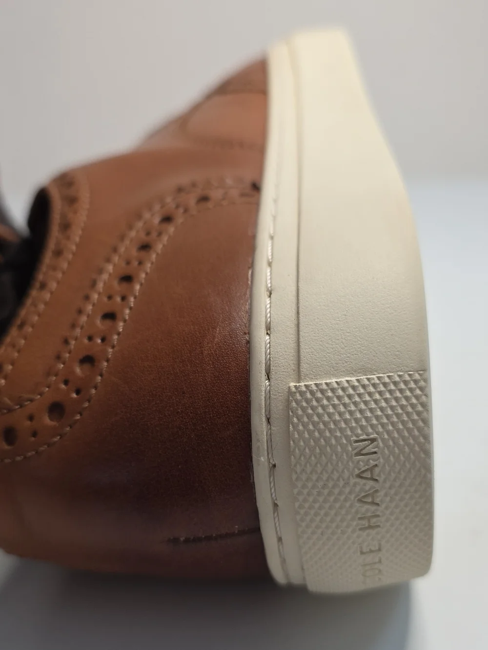 COLE HAAN GRAND SERIES WINSLOW WINGTIP LEATHER SNEAKERS C35600 MENS SIZE 9.5